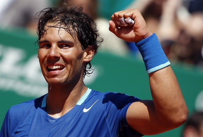 Rafa Nadal celebra su triunfo