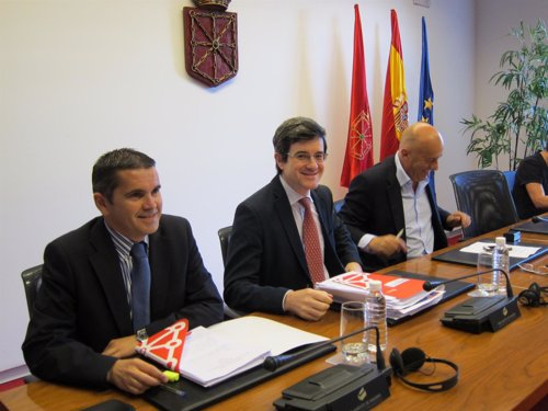 José Iribas, en el Parlamento.