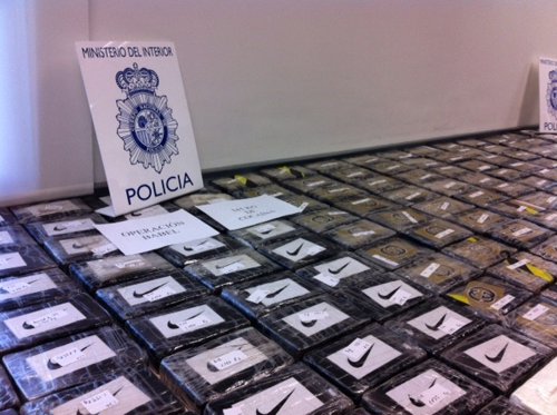 Policía incauta 345 kilos de cocaína en Valencia