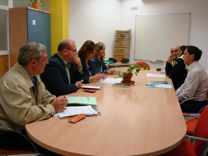 Reunión en el Ayuntamiento de Jaén sobre caminos rurales