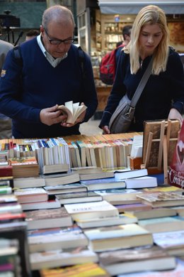 Sant Jordi en La Rambla