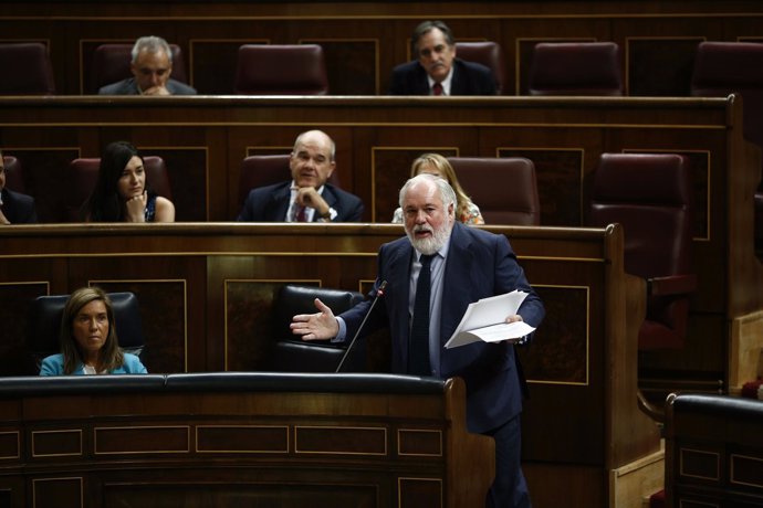 MIguel Arias Cañete en el Pleno del Congreso