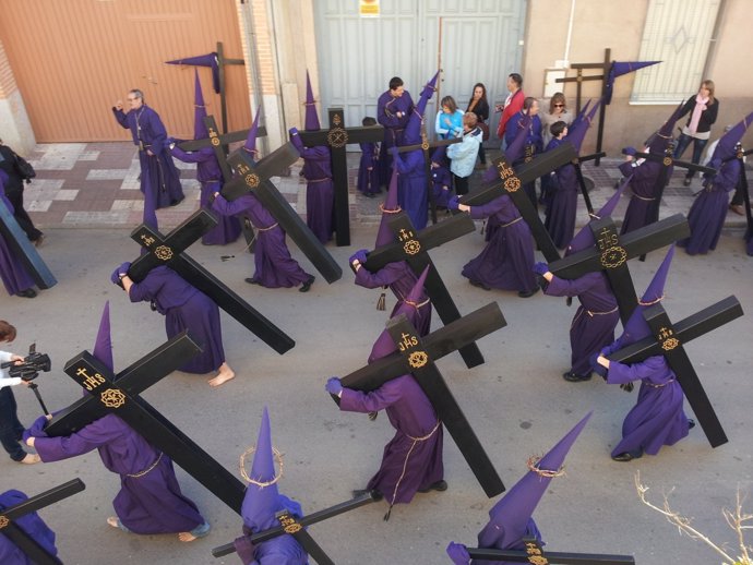 Semana Santa Daimiel, procesión, procesiones, capuchones