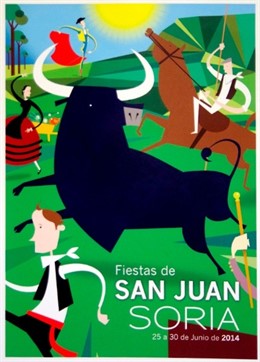 Obra de Cristóbal Aguiló, anunciadora de las fiestas de San Juan.