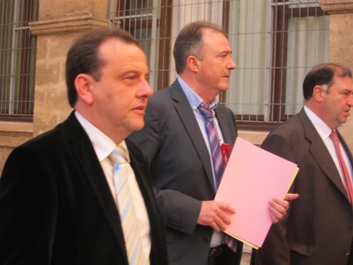 Los fiscales Horrach, Subirán y Carrau