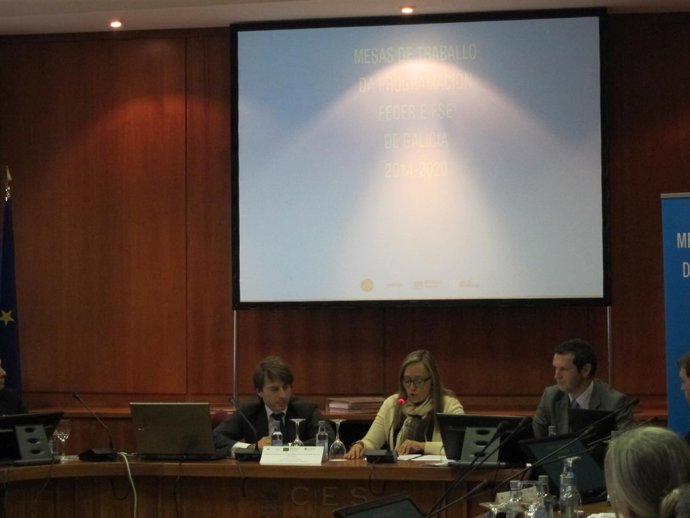 La conselleira de Facenda, Elena Muñoz, en el cierre de las jornadas