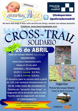Cartel de la carrera solidaria
