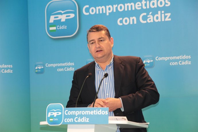 Antonio Sanz en rueda de prensa