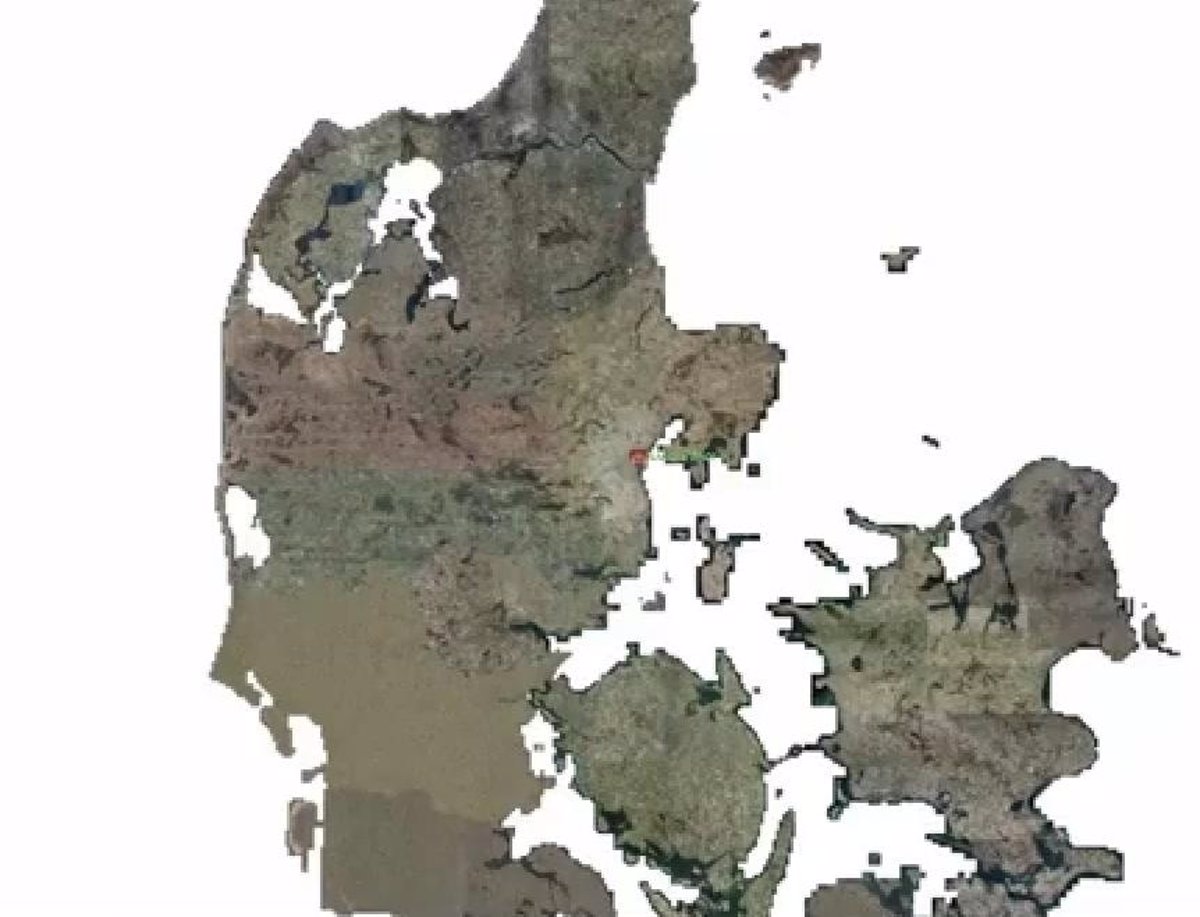 La agencia cartográfica danesa recrea el país a tamaño real en Minecraft