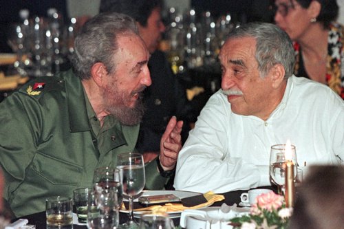 El expresidente cubano Fidel Castro y el escritor Gabriel García Márquez