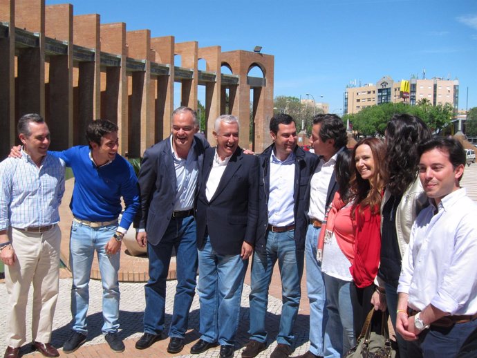 Dirigentes del PP en Sevilla