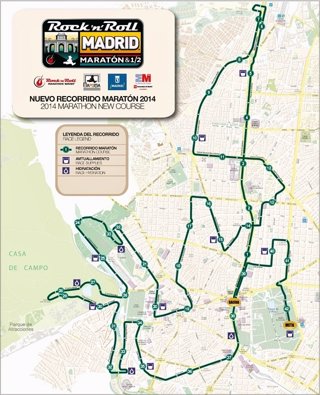 Recorrido Maratón de Madrid 2014