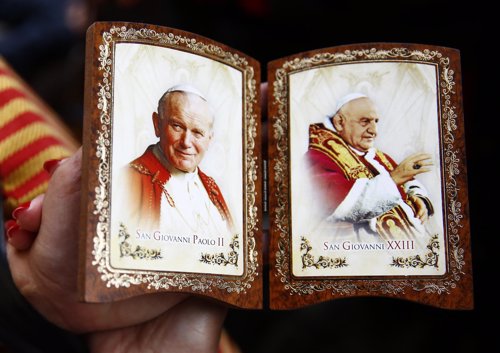 Imagen de San Juan Pablo II y San Juan XXIII