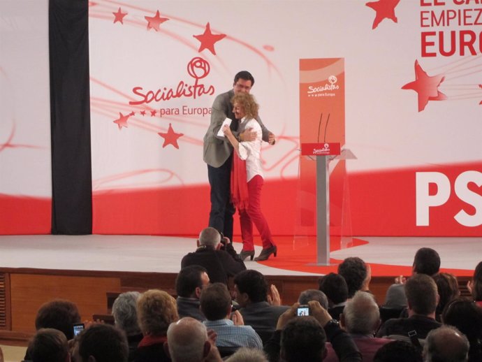 Eva Díaz Tezanos y Óscar López en Santander