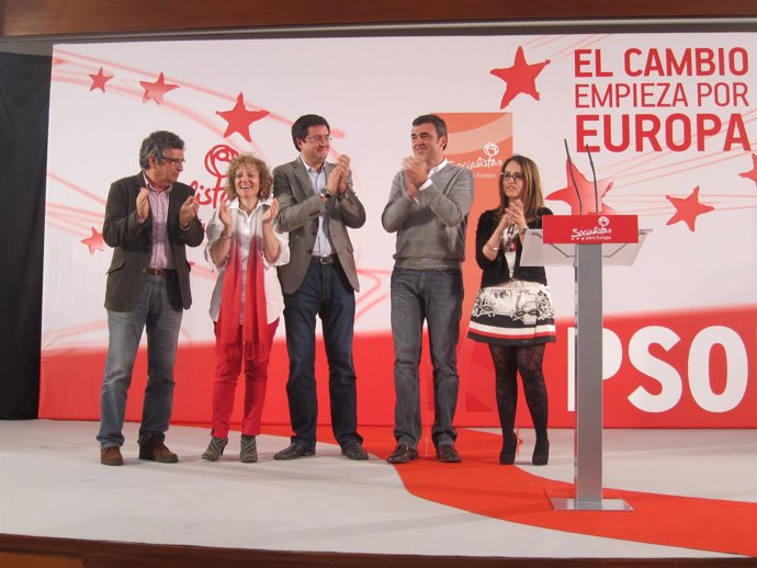 Acto público del PSOE en Santander