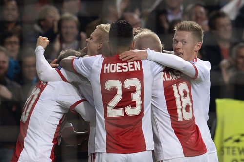 El Ajax celebra el título de Liga