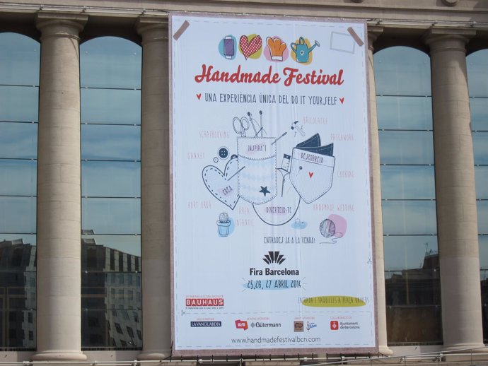 Cartel de la Feria Handmade Barcelona