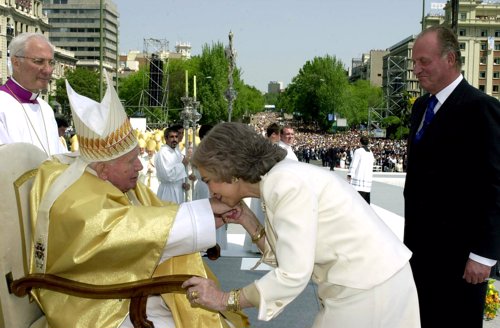 Los Reyes y Juan Pablo II