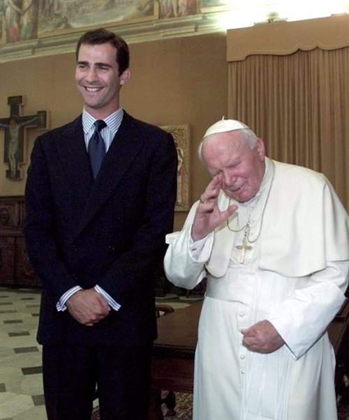 El Príncipe y Juan Pablo II