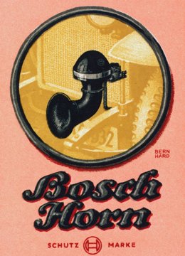 Centenario de la primera bocina eléctrica de Bosch