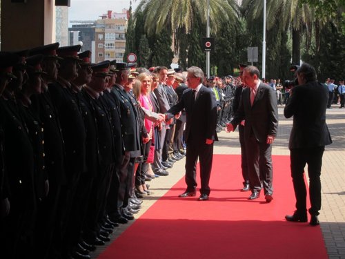 Artur Mas (pte.Generalitat) Ramon Espadaler (conseller Interior)