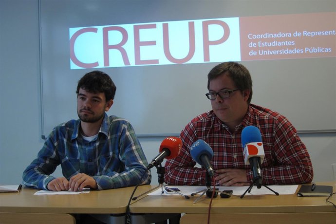 Presidente y vicepresidente de la CREUP (representantes de universitarios)