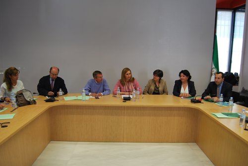 María jesús Serrano en junta recorta sierra de las nieves málaga