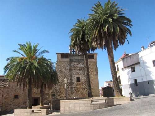 Plaza De Las Claras En Cáceres