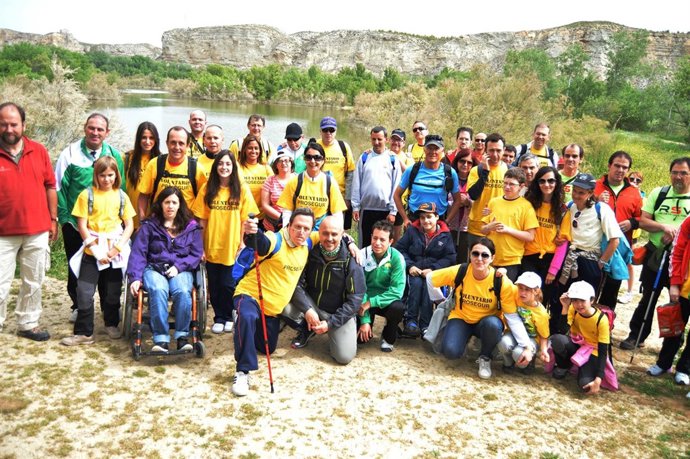 Senderismo para personas discapacitadas de la Fundación Deporte y Prosegur