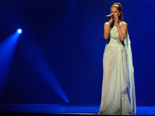 Pastora Soler En El Escenario De Eurovisión