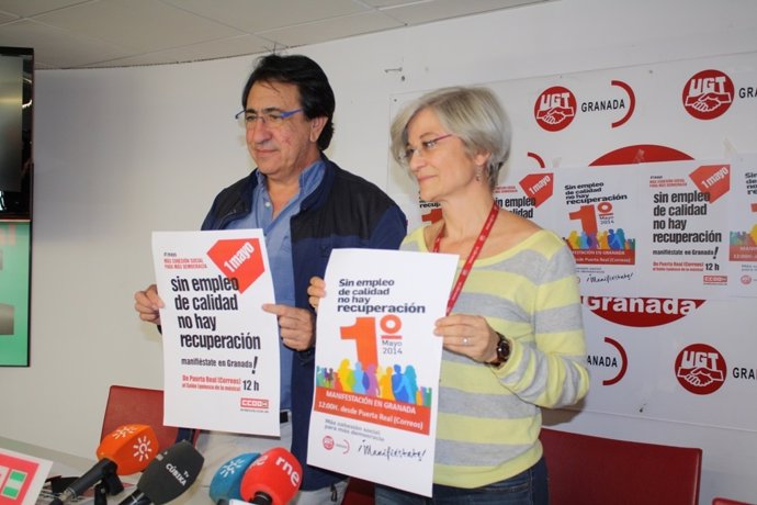 Ugt Y Ccoo Celebran En Granada La Manifestaci N Central Del De Mayo