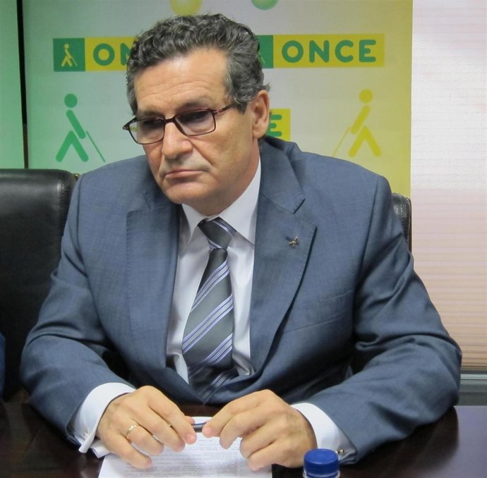 El delegado territorial de la ONCE en Aragón, Jesús Ignacio Escanero