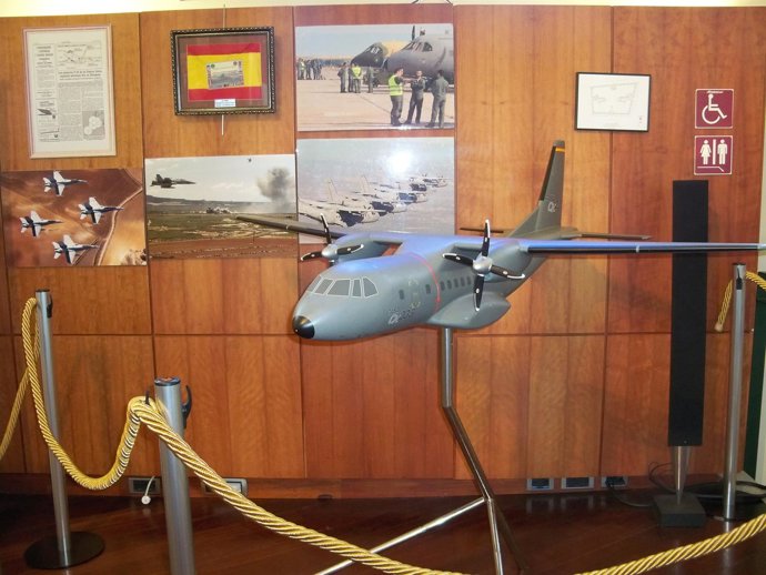 Una pieza de la exposición conmemorativa del Ejército del Aire.