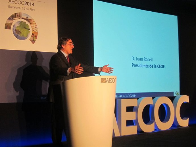 El pte de la CEOE Joan Rosell