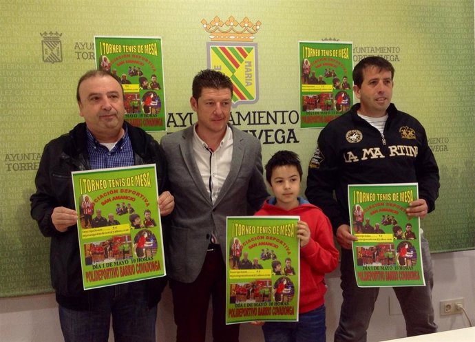 Presentación del torneo de tenis de mesa del Barrio Covadonga