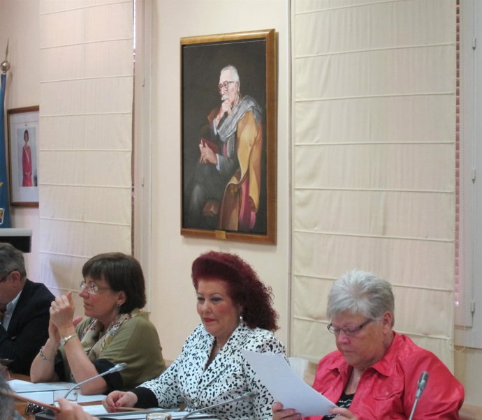 Consuelo Ciscar en el pleno del CVC 