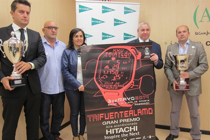 López, Bermúdez, Conesa, Campillo y Valera en la presentación