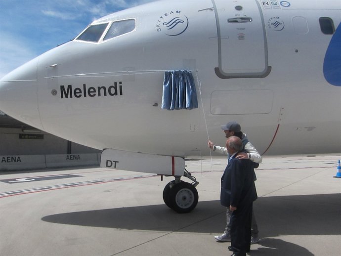 Presentación del avión