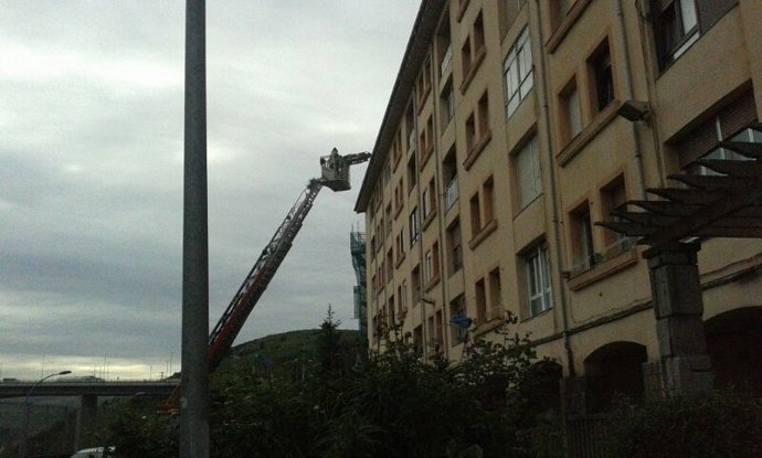 Actuación de los Bomberos