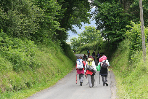 Caminantes en Camino de Santiago