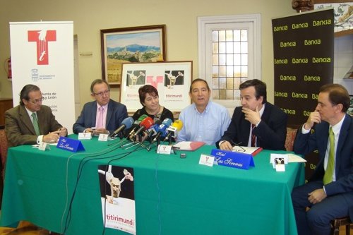 Presentación de Titirimundi en Segovia. 