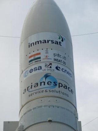 Cohete Arianne V recogido en Brasil