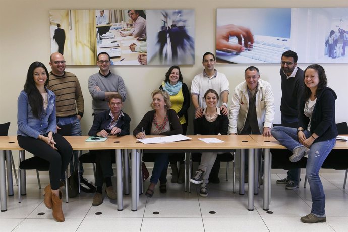 Participantes del Programa  '100 caminos al éxito' de la Fundación Cajasol