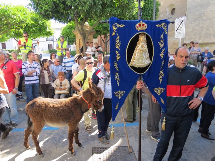 Presos de Huelva realizan peregrinación.