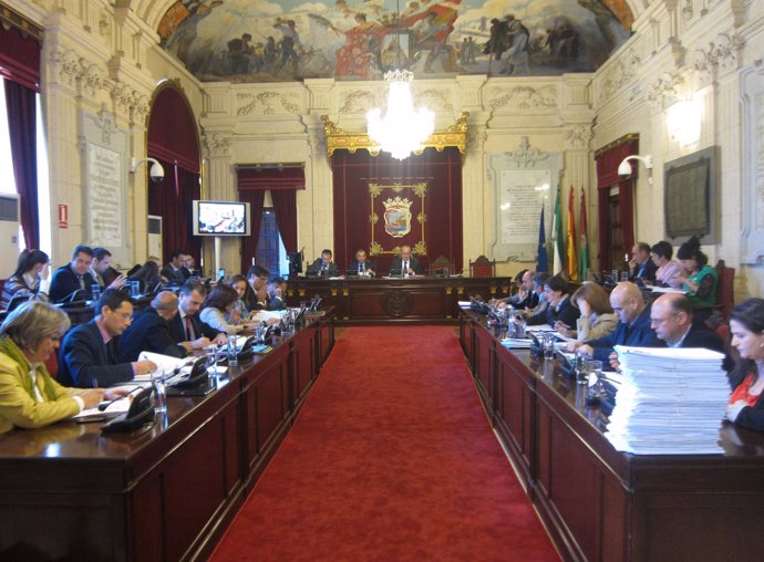 Pleno del Ayuntamiento de Málaga del mes de marzo