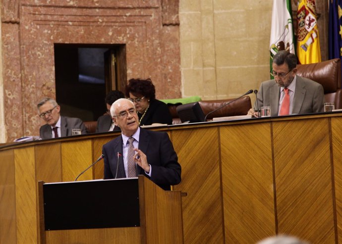 Luciano Alonso en la comparecencia parlamentaria