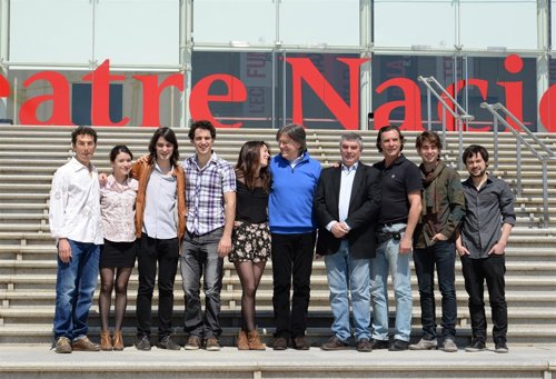 El elenco de 'El joc de l'amor i de l'atzar' Josep M. Flotats y Xavier Albertí