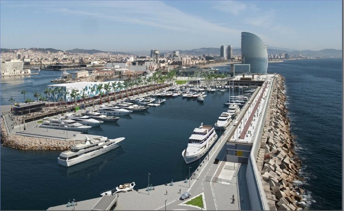 Marina Vela del Puerto de Barcelona