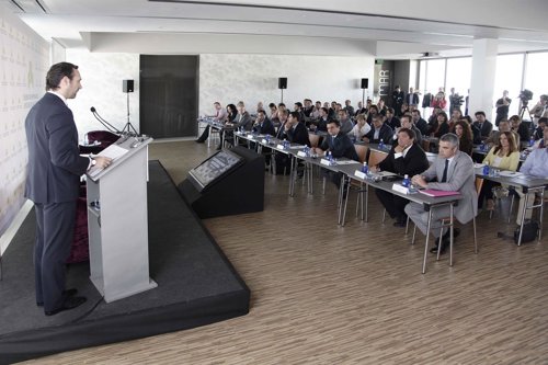 Bauzá durante una intervención
