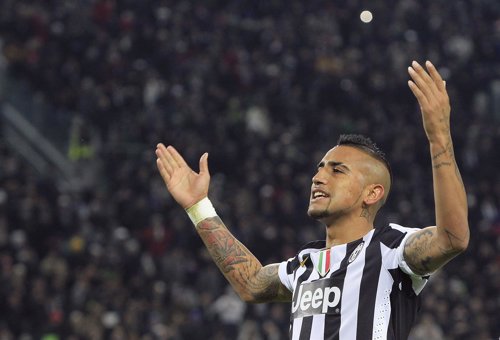 El futbolista chileno de la Juventus, Arturo Vidal.